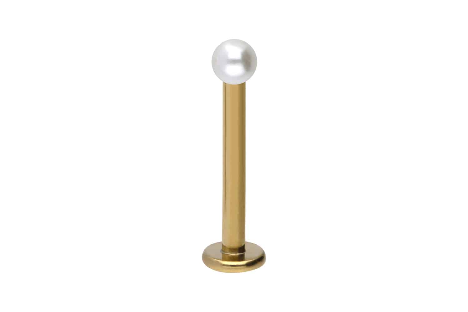 Titan Labret SYNTHETISCHE PERLE